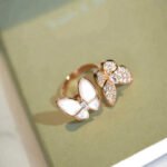[Eternal Jewelry]TWIN BUTTERFLY DIAMOND MOP RING - 图片 4