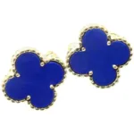 [Eternal Jewelry]CLOVER MINI 9.5MM TURQUOISE EARRINGS - 图片 2