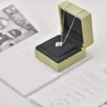 [Eternal Jewelry]CLOVER  15MM DIAMOND LASER NECKLACE SILVER - 图片 6