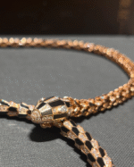 [?Eternal Jewelry?] High-End Bespoke Black Onyx Serpent Necklace - 图片 7