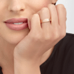 [Eternal Jewelry]ZERO 1 ESSENTIAL PINK GOLD BAND WITH DIAMONDS RING - 图片 3