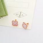 [Eternal Jewelry]Clover Mini Pink Earrings - 图片 8