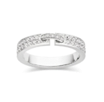 [Eternal Jewelry]ALLIANCE LIENS VIDENCE PAVED DIAMOND 4MM RING - 图片 4