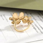 [Eternal Jewelry]CLOVER COMOS GOLD DIAMOND RING - 图片 6