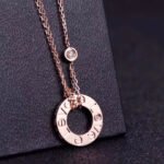 [Eternal Jewelry]LOVE NECKLACE 16MM 2 DIAMONDS - 图片 8
