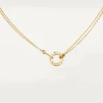 [Eternal Jewelry]LOVE NECKLACE 16MM 2 DIAMONDS - 图片 2