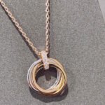 [Eternal Jewelry]TRINITY NECKLACE GOLD  DIAMONDS - 图片 3