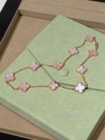 [Eternal Jewellery] Pink Necklace with Ten Clover Designs - 图片 5