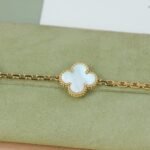 [Eternal Jewelry]CLOVER  5 MOTIF WHITE MOP BRACELET - 图片 4