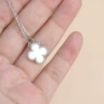 [Eternal Jewelry]CLOVER  15MM WHITE MOTHER-OF-PEARL SILVER - 图片 4