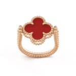 [Eternal Jewelry]CLOVER RIVERSIBLE PINK GOLD RING - 图片 2
