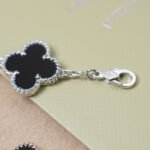 [Eternal Jewelry]CLOVER 5 MOTIF ONYXS  BRACELET SILVER - 图片 6