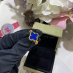 [Eternal Jewelry]CLOVER RIVERSIBLE BLUE AGATE RING - 图片 5