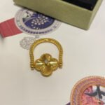 [Eternal Jewelry]CLOVER RIVERSIBLE BLUE AGATE RING - 图片 8