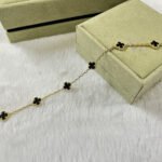 [Eternal Jewelry]CLOVER 6 MOTIF  ONYXS BRACELET - 图片 4