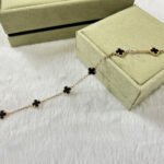 [Eternal Jewelry]CLOVER 6 MOTIF  ONYXS BRACELET - 图片 5