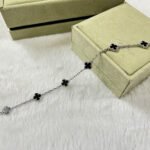 [Eternal Jewelry]CLOVER 6 MOTIF  ONYXS BRACELET