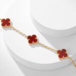 [Eternal Jewelry]CLOVER 10 MOTIFS CARNELIAN NECKLACE - 图片 8
