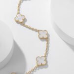 [Eternal Jewelry]CLOVER 10 MOTIFS WHITE MOTHER OF PEARL NECKLACE - 图片 5