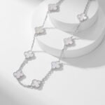 [Eternal Jewelry]CLOVER 10 MOTIFS WHITE MOTHER OF PEARL NECKLACE - 图片 13