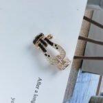 [Eternal Jewelry]FORCE LARGE HORSESHOE BLACK WHITE DIAMOND BRACELET ROSE GOLD - 图片 16