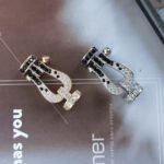 [Eternal Jewelry]FORCE LARGE HORSESHOE BLACK WHITE DIAMOND BRACELET ROSE GOLD - 图片 19