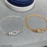 [Eternal Jewelry]FORCE SMALL HORSESHOE  DIAMOND CHAIN ROPE BRACELET - 图片 11