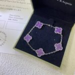 [Eternal Jewelry]CLOVER  5 MOTIFS  PURPLE VIOLET BRACELET - 图片 3