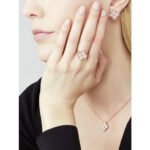 [Eternal Jewelry]CLOVER 15MM DIAMOND SINGLE FLOWER NECKLACE - 图片 9