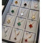 [Eternal Jewelry]CLOVER 15MM CARNELIAN SINGLE FLOWER NECKLACE - 图片 9