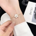[Eternal Jewelry]LUCKY WHITE MOP PLUM BLOSSOM  BRACELET - 图片 6