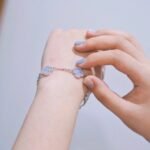 [Eternal Jewelry]CLOVER  5 MOTIF PURPLE CHALCEDONY BRACELET SILVER - 图片 6