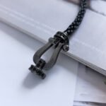 [Eternal Jewelry]FORCE LARGE SERIES HORSESHOE BLACK SAMURAI BRACELET - 图片 3