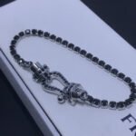 [Eternal Jewelry]FORCE  LARGE HORSESHOE FULL DIAMOND TENNIS BRACELET - 图片 10