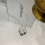 [Eternal Jewelry]CLOVER 15MM DIAMOND SINGLE FLOWER NECKLACE - 图片 4