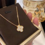 [Eternal Jewelry]CLOVER 15MM DIAMOND SINGLE FLOWER NECKLACE - 图片 6