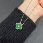 [Eternal Jewelry]CLOVER 15MM DIAMOND TURQUOISE NECKLACE - 图片 5