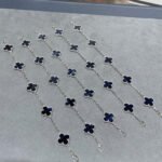 [Eternal Jewelry]CLOVER 5 MOTIF PIETERSITE SILVER BRACELET - 图片 12