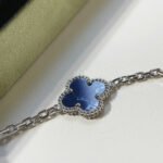 [Eternal Jewelry]CLOVER 5 MOTIF PIETERSITE SILVER BRACELET - 图片 5
