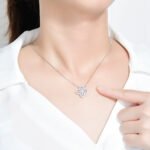 [Eternal Jewelry]LOOP NECKLACE FULL MOTIF DIAMOND 16MM MULTIPLE COLORS - 图片 3
