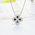 [Eternal Jewelry]LOOP NECKLACE FULL MOTIF DIAMOND 16MM MULTIPLE COLORS - 图片 8
