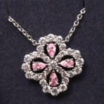 [Eternal Jewelry]LOOP NECKLACE FULL MOTIF DIAMOND 16MM MULTIPLE COLORS - 图片 15