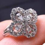 [Eternal Jewelry]LOOP RING FULL MOTIF DIAMOND 16MM SILVE - 图片 4