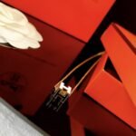 [Eternal Jewelry]H WHITE SQUARE GOLD NECKLACE - 图片 3