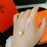 [Eternal Jewelry]H WHITE SQUARE GOLD NECKLACE - 图片 5