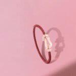 [Eternal Jewelry]FORCE 10 HALF DIAMOND PINK GOLD RED CORDERI LARGE AND MEDIUM MODEL - 图片 2