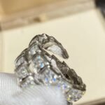 [Eternal Jewelry]SERPENTI DOUBLE RING SILVER DIAMOND PAVED - 图片 7