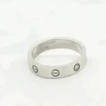 [Eternal Jewelry]LOVE RING 4MM 1 DIAMOND SILVER - 图片 3