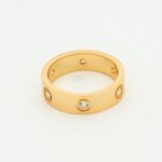 [Eternal Jewelry]LOVE RING 5.5MM 6 DIAMONDS PINK GOLD - 图片 2