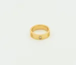[Eternal Jewelry]LOVE RING 5.5MM 3 DIAMONDS GOLD - 图片 2
